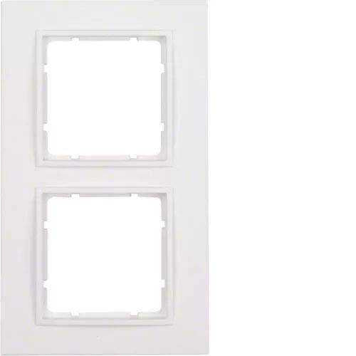 Berker 10126919 Rahmen 2fach B.7 polarweiß, matt Mesch Shop Berker 10126919 Rahmen 2fach B.7 polarweiß, matt Mesch Shop